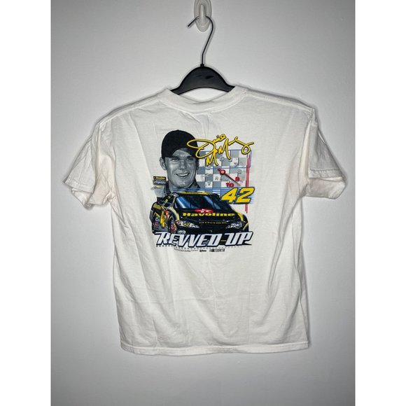 Chase Authentics Jamie McMurray 42 Racing Shirt White Youth Size Large - Picture 3 of 6